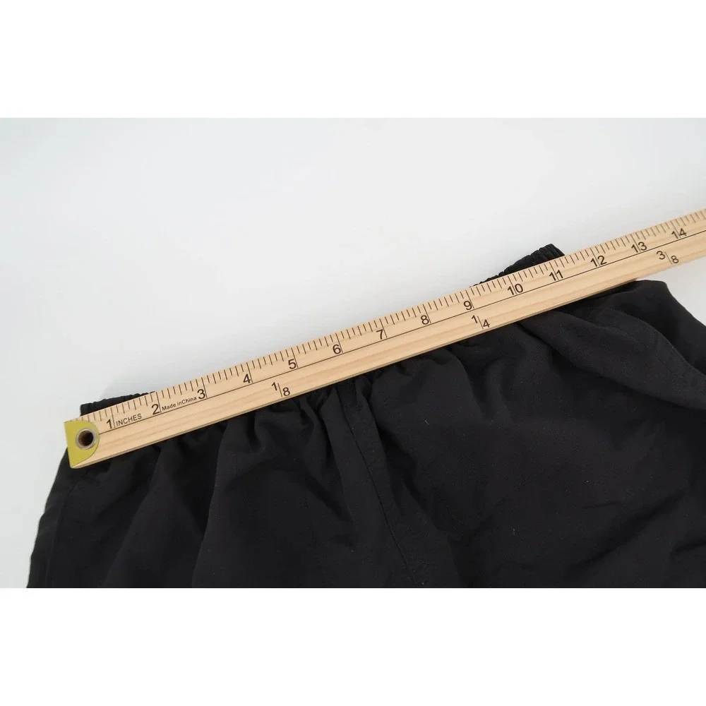 Patagonia Netplus Mens XS Baggies Swim‎ Shorts Black Solid Unlined Swim Trunks